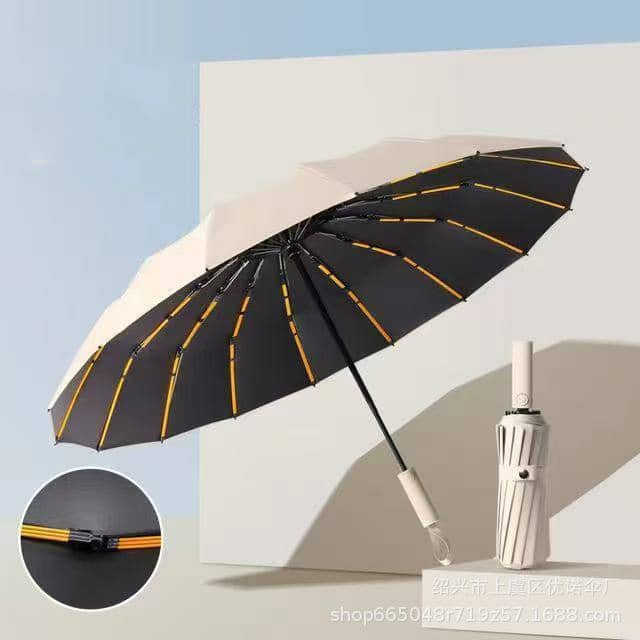 Novo Guarda-chuva Automático Sombrinha Grande Proteção Solar UV Reforçado Dobrável Envio Imediato