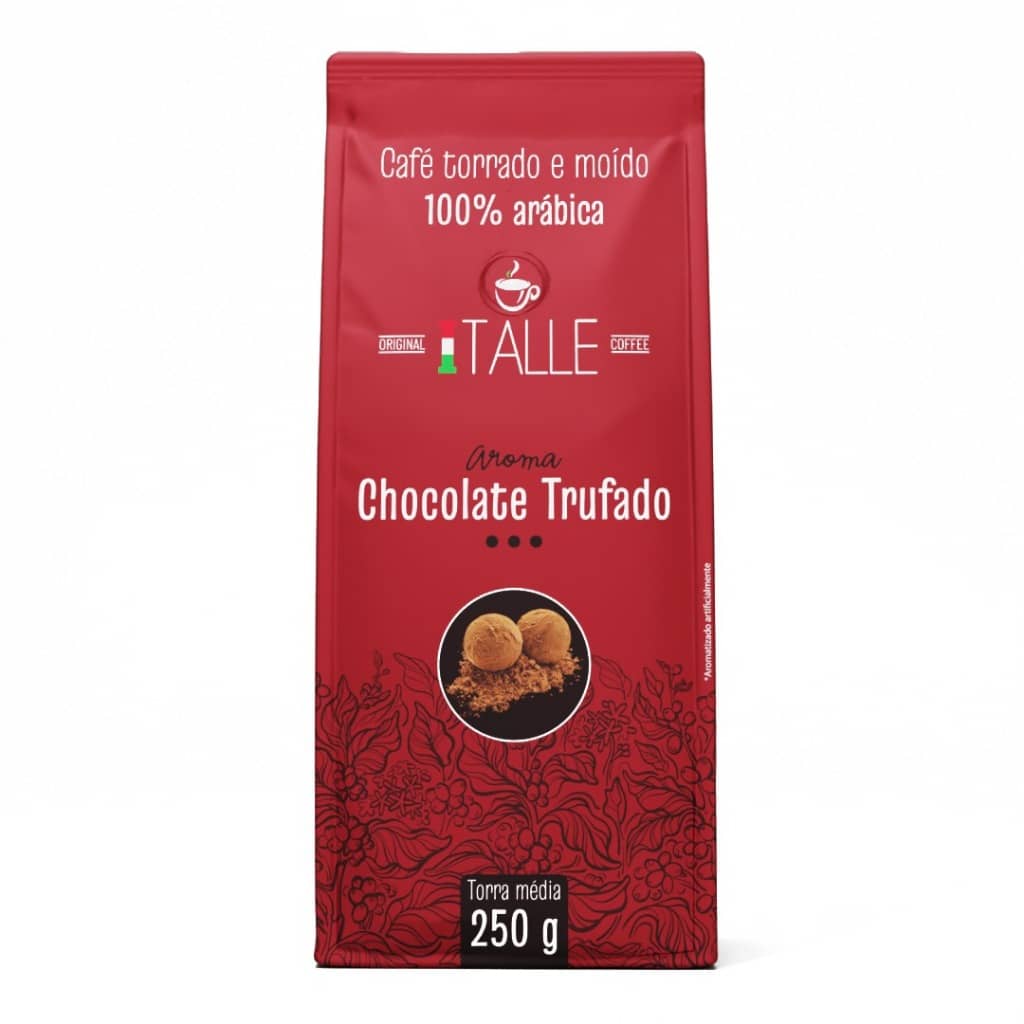 Café Aromatizado Cafe Torrado e Moido Café Italle Sabores Aroma 250g