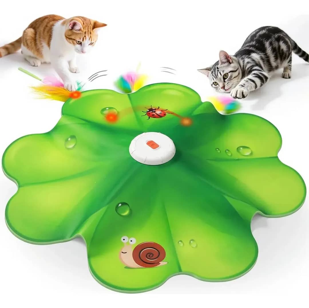 Brinquedo Para Gatos Capa De Folha De Lótus Newpet Verde