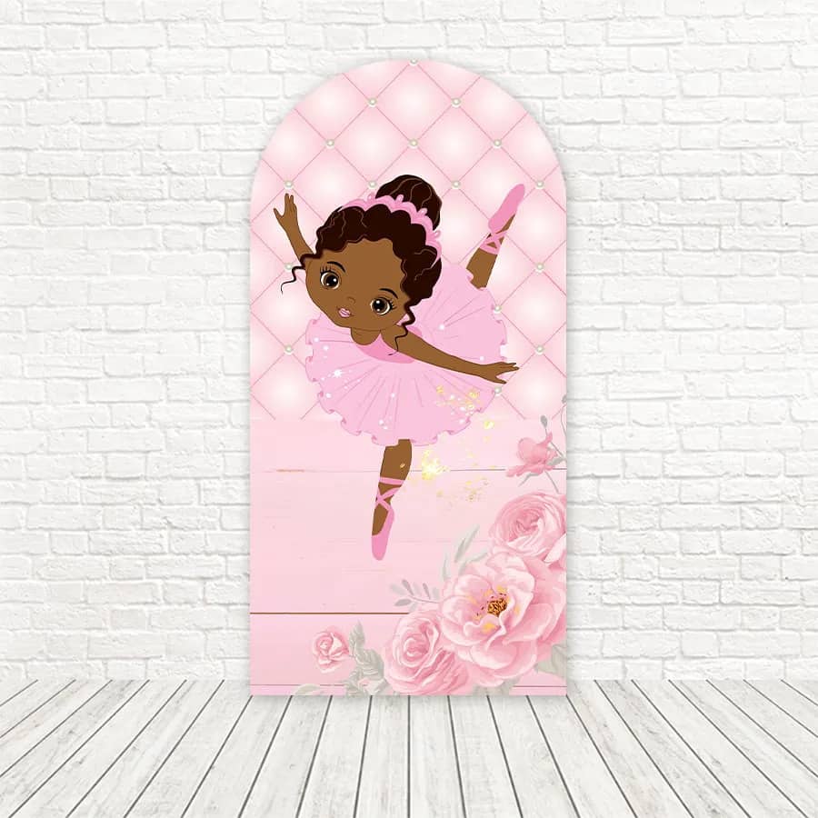Painel Romano Tecido Sublimado Veste Fácil 3d Bailarina Rmm-329