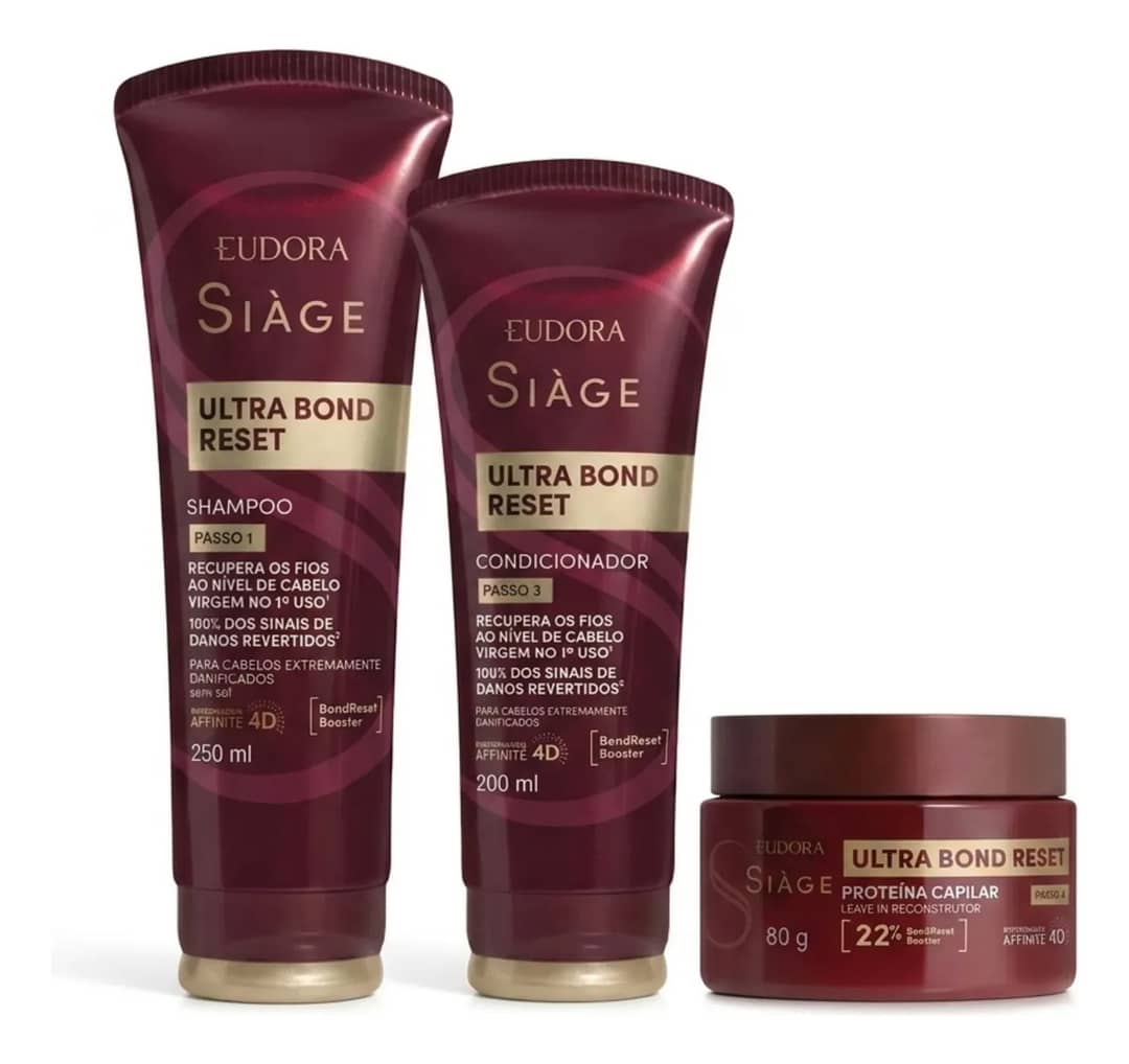 Combo Siàge Ultra Bond Reset: Shampoo 250ml + Condicionador