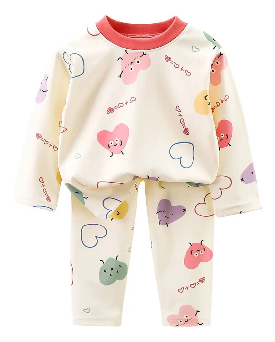Conjunto Infantil Macio Com Estampa Fofa, Macia E Quente…