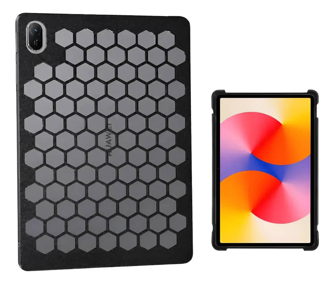 Capa Slim Colmeia Respirável P/ Tablet Huawei Matepad Se 11 Preto
