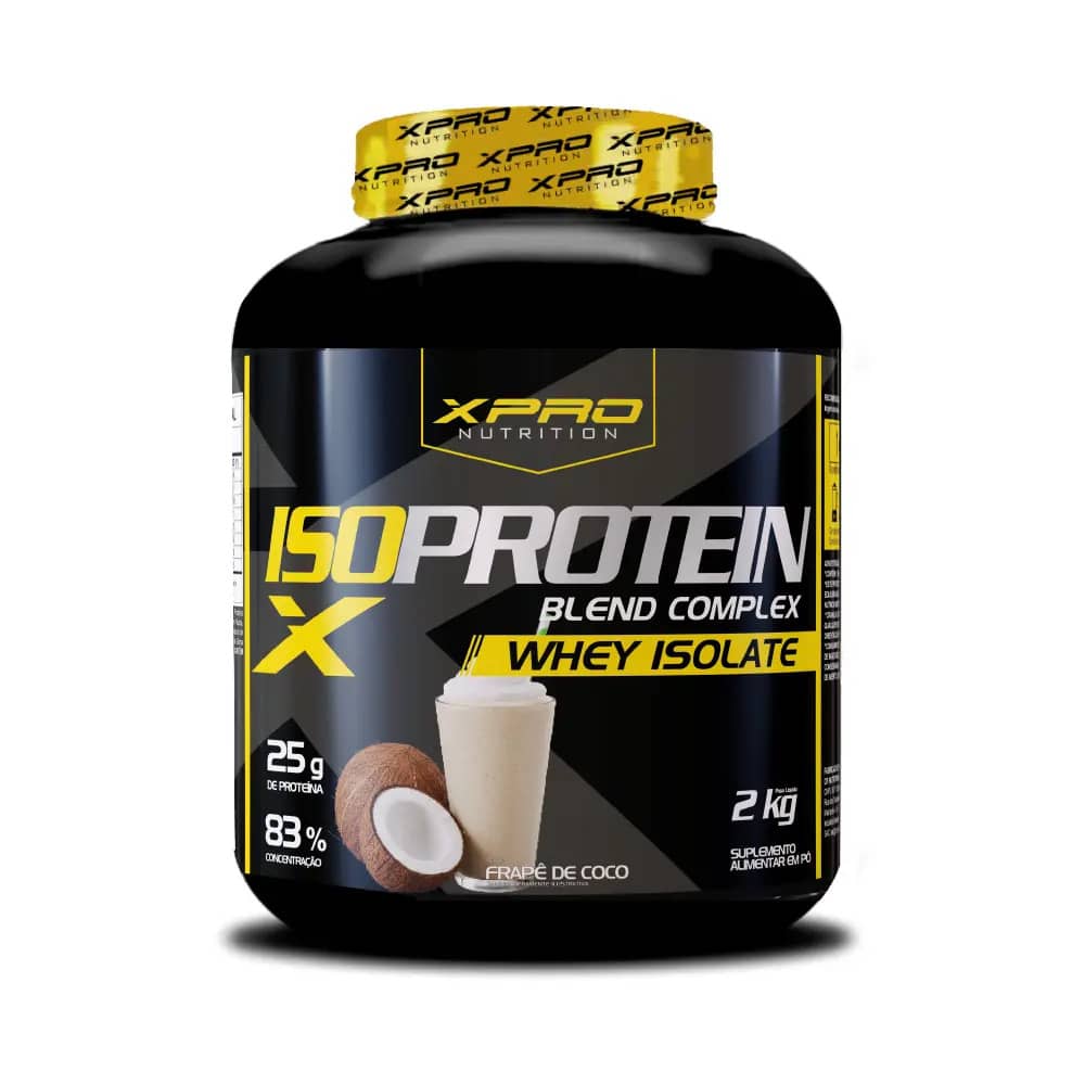 Whey Protein Isolado Iso Blend Complex Zero Açucar Low Carb Frapê De Coco 2kg - Xpro Nutrition Frappé De Coco