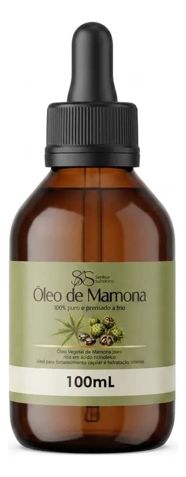 Óleo De Rícino (mamona) 100% Puro - Tratamento Capliar 100ml