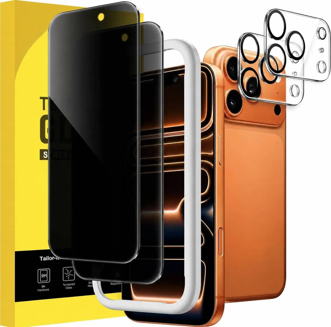 2 Película Privacidade 3d + 2 Películas Câmera Para iPhone