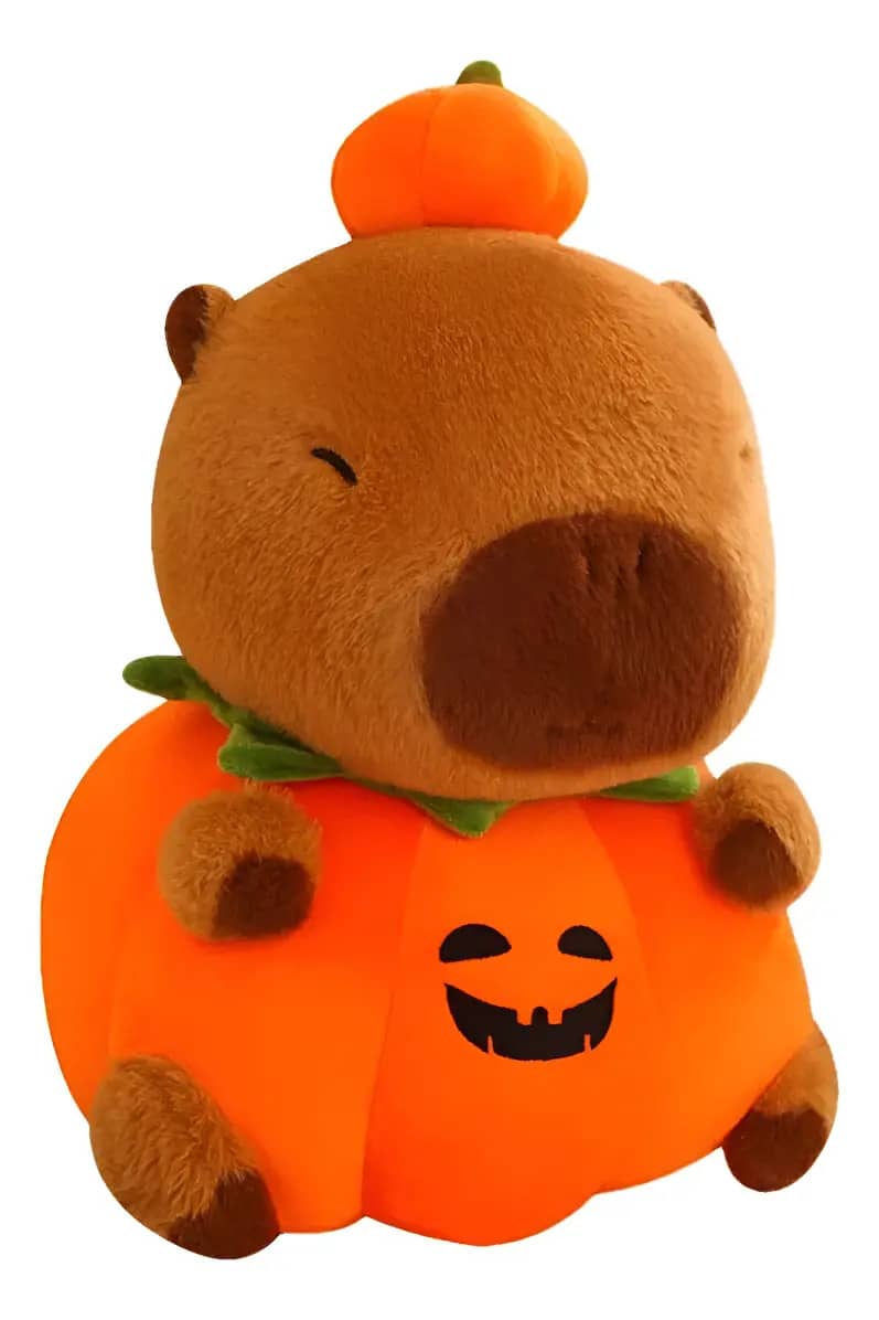 . Asx Pelúcia Capivara Kawaii 25cm Capivara Halloween