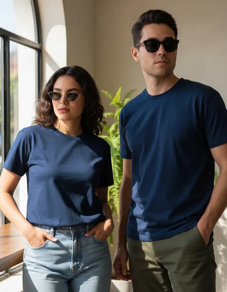 Kit 3 Camisetas Básicas Lisas 100% Algodão Adulto Unissex