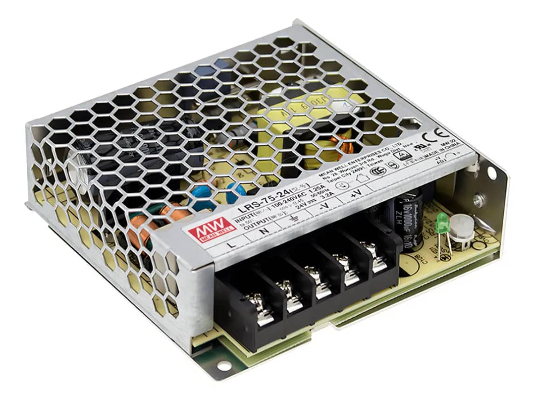 Fonte Chaveada 12v 6a 72w Mean Well Lrs-75-12 Ac/dc Colmeia Slim