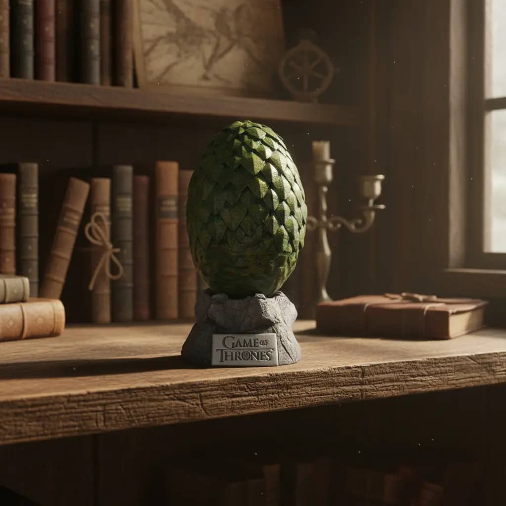 Ovo De Dragão A Casa Do Dragão Got 20cm Realista Com Base