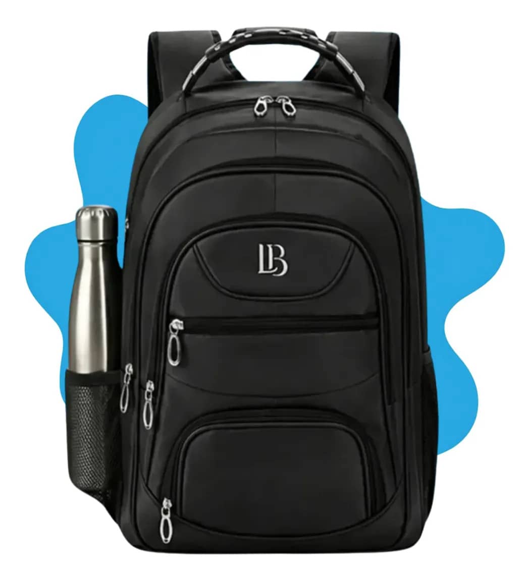 Mochila Masculina Faculdade Impermeável Resistente Grande