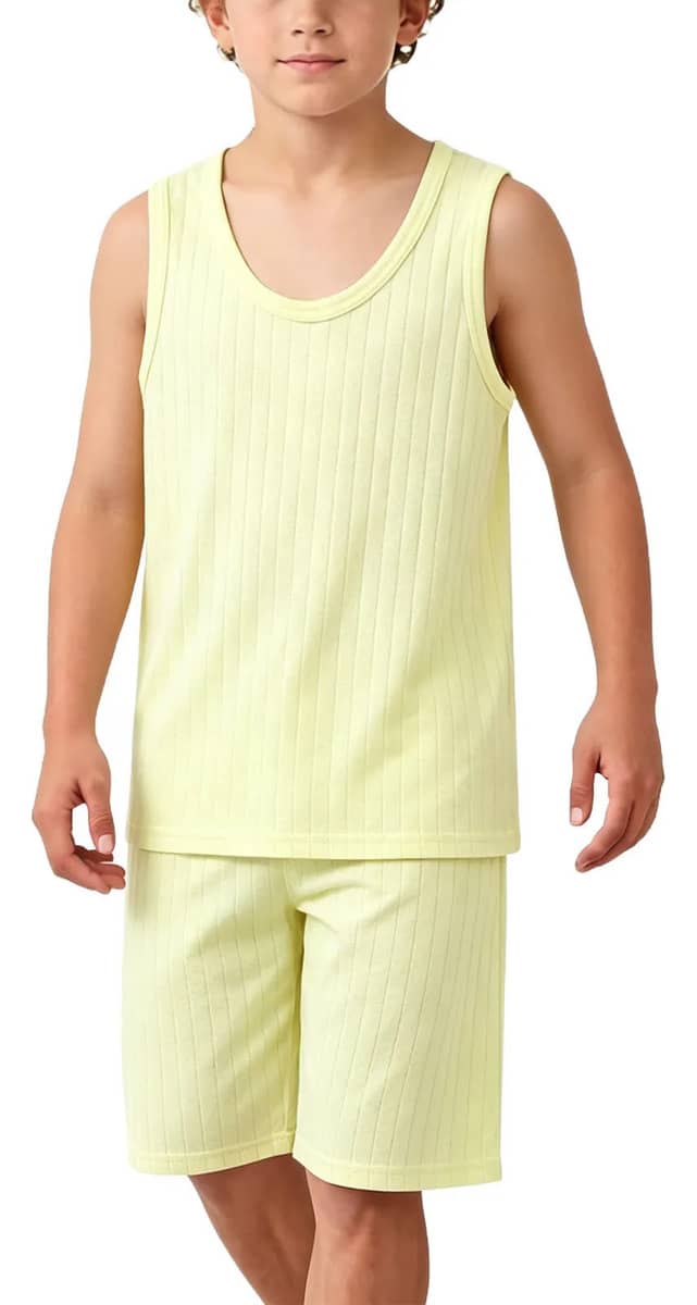 Conjunto Infantil Neat, Cor De Verão, Gola Redonda, Sem…