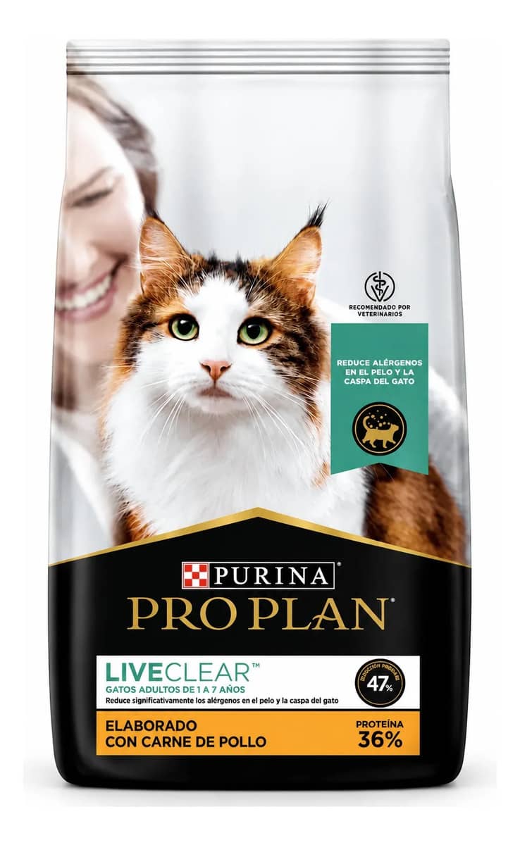 Ração Purina Pro Plan Liveclear Gato Adulto Frango 3kg