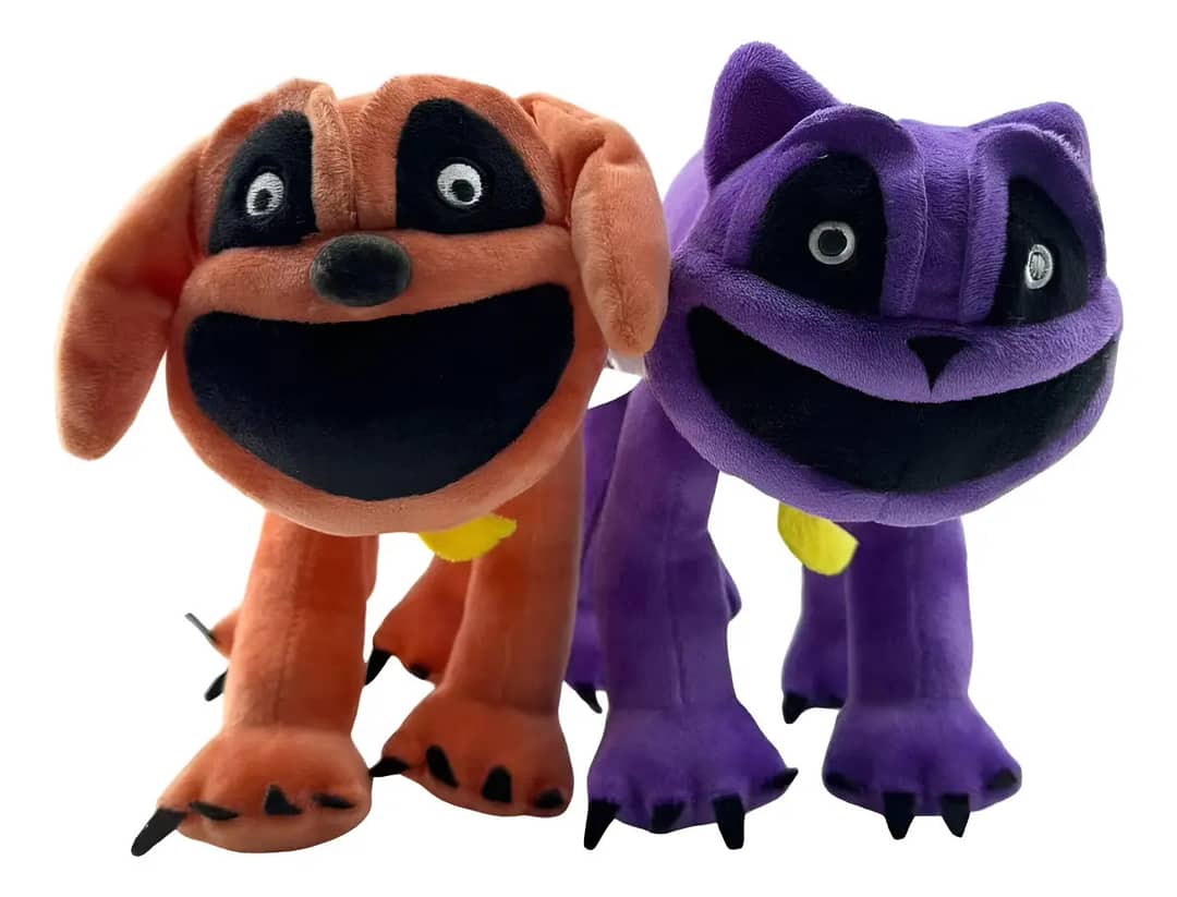 Wfw- 2 Peças Pelúcia Monster Dogday & Catnap Sorriso