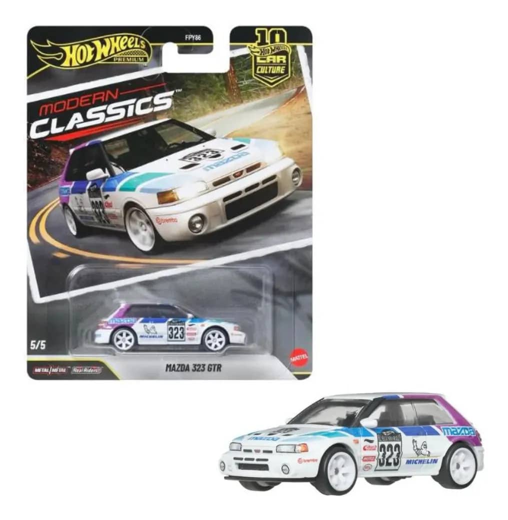 Carro/caminhonete Em Miniatura Hot Wheels Mazda 323 Gtr 1:64 Branco