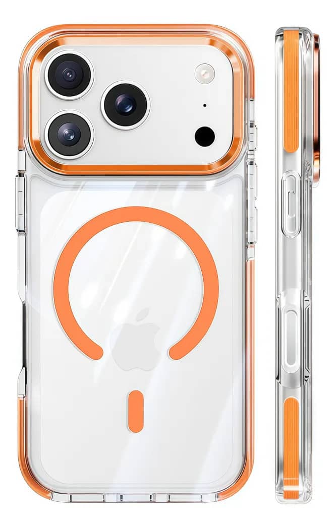 Capa Magnética Transparente Para iPhone 17 Pro Max 17pro