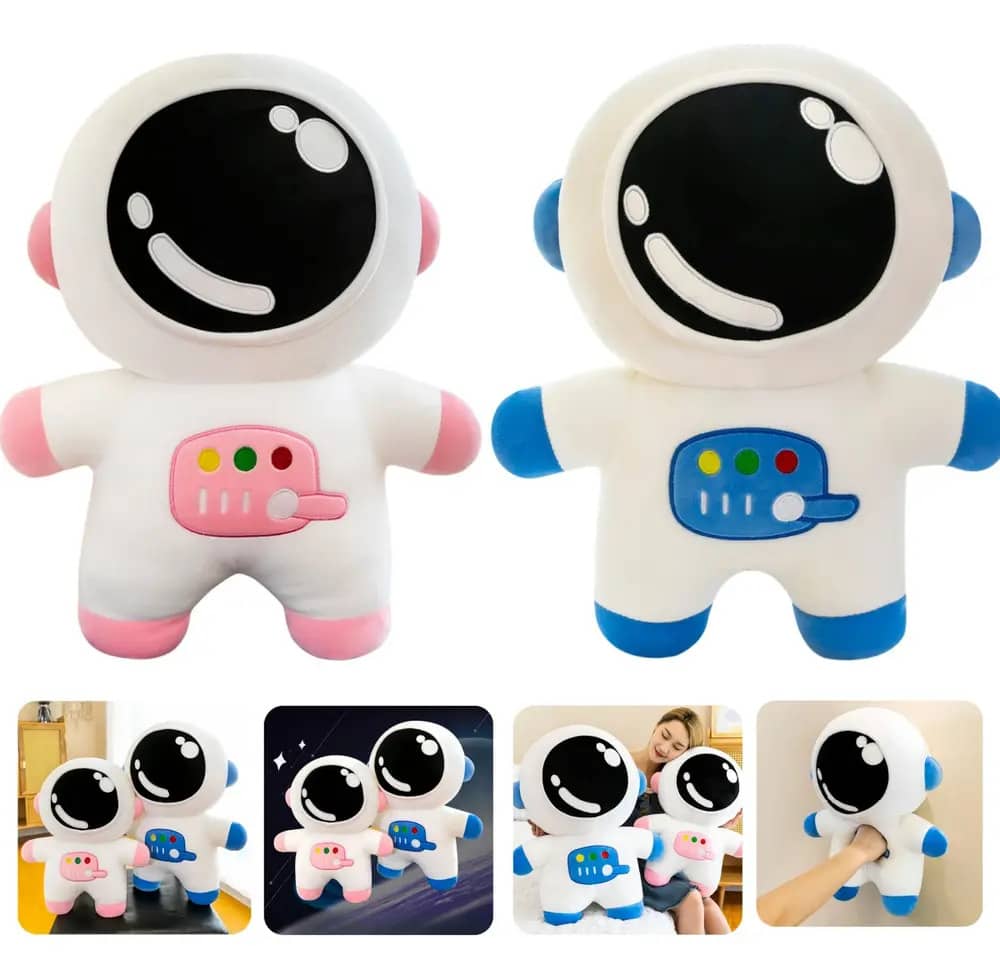 ~ 2 Bonecos De Pelúcia De Astronauta Fofos