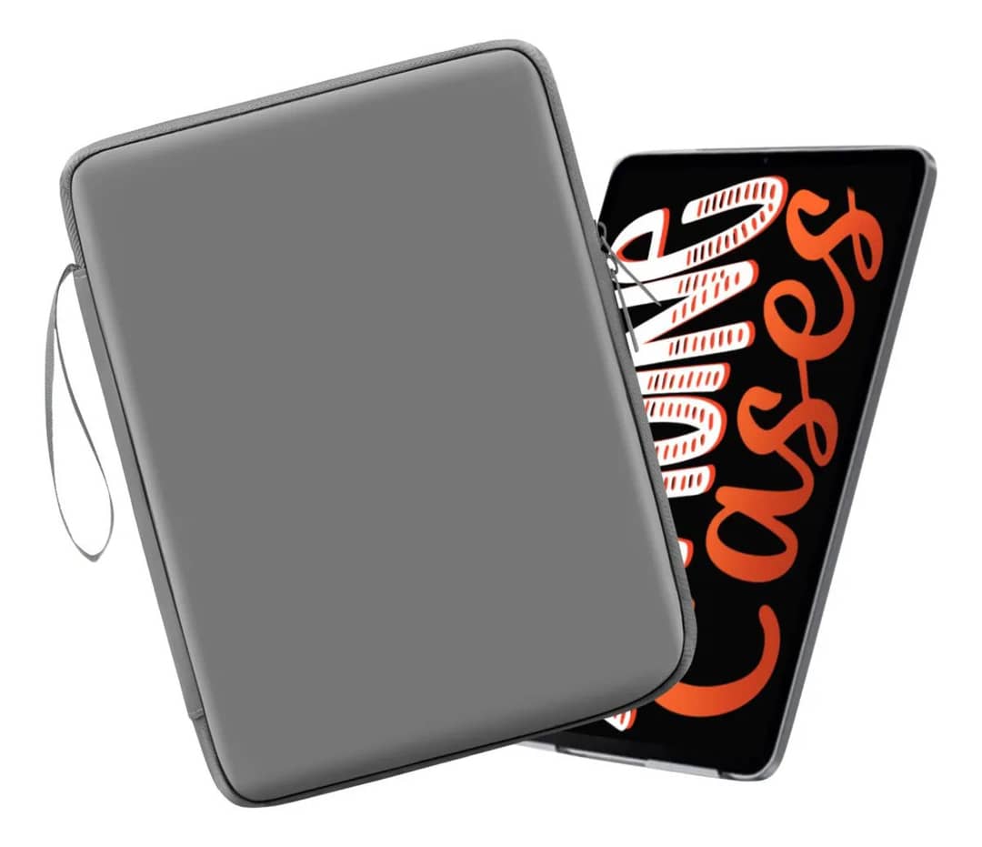 Capa Bolsa Proteção Para iPad Air M2 11'' A2902 A2903 Cor Cinza