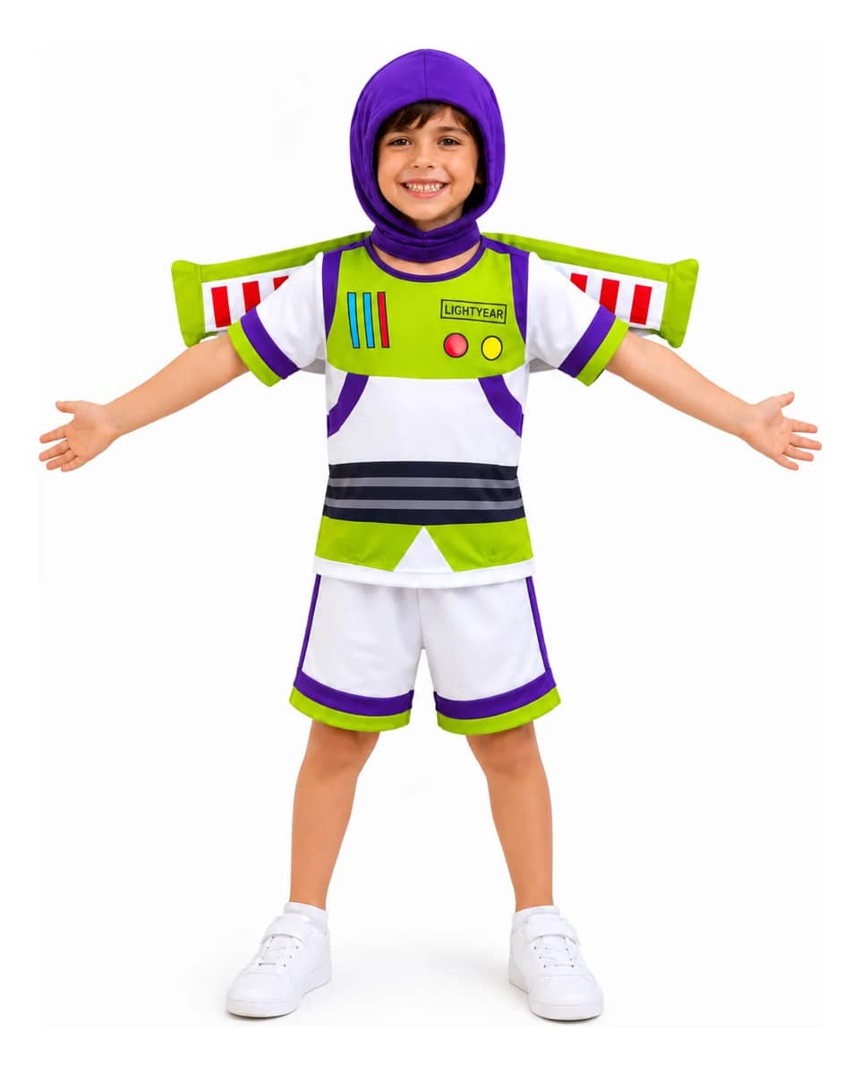 Fantasia Buzz Lightyear, Toy Story Curto Infantil Com Asa Buzz 14