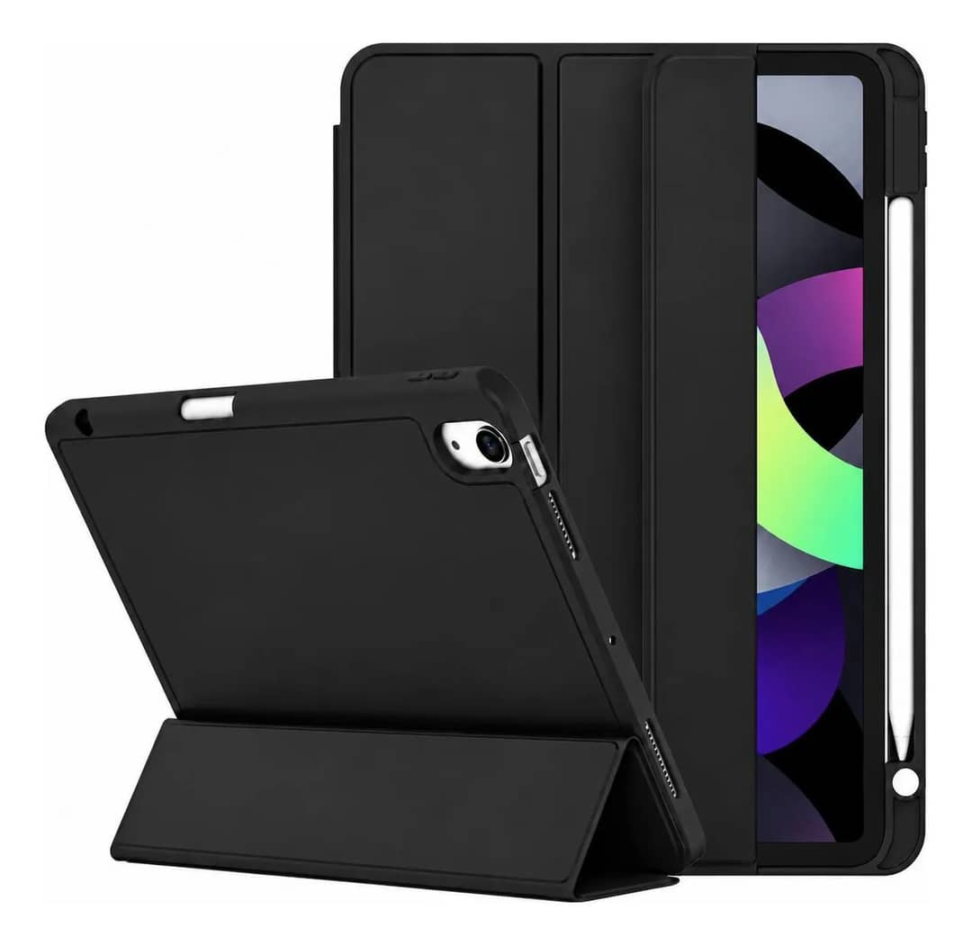 Capa Anti Impacto Para iPad Air 11 Polegadas Chip M3 E M2 Preto