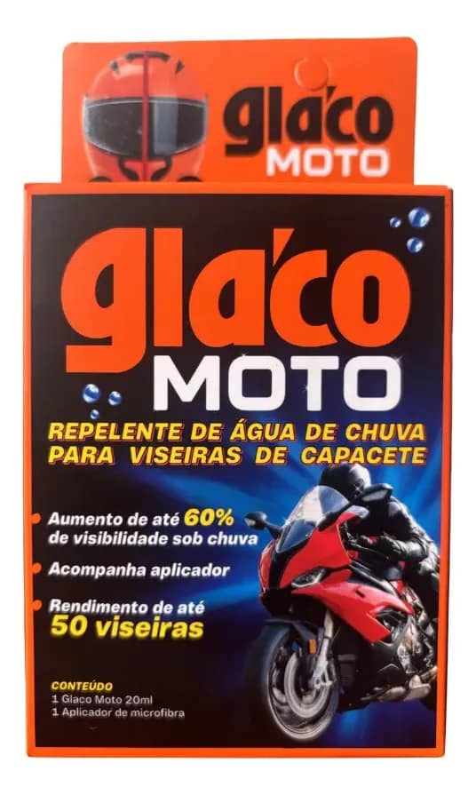 Glaco Moto Repelente De Água Para Viseira De Capacete…