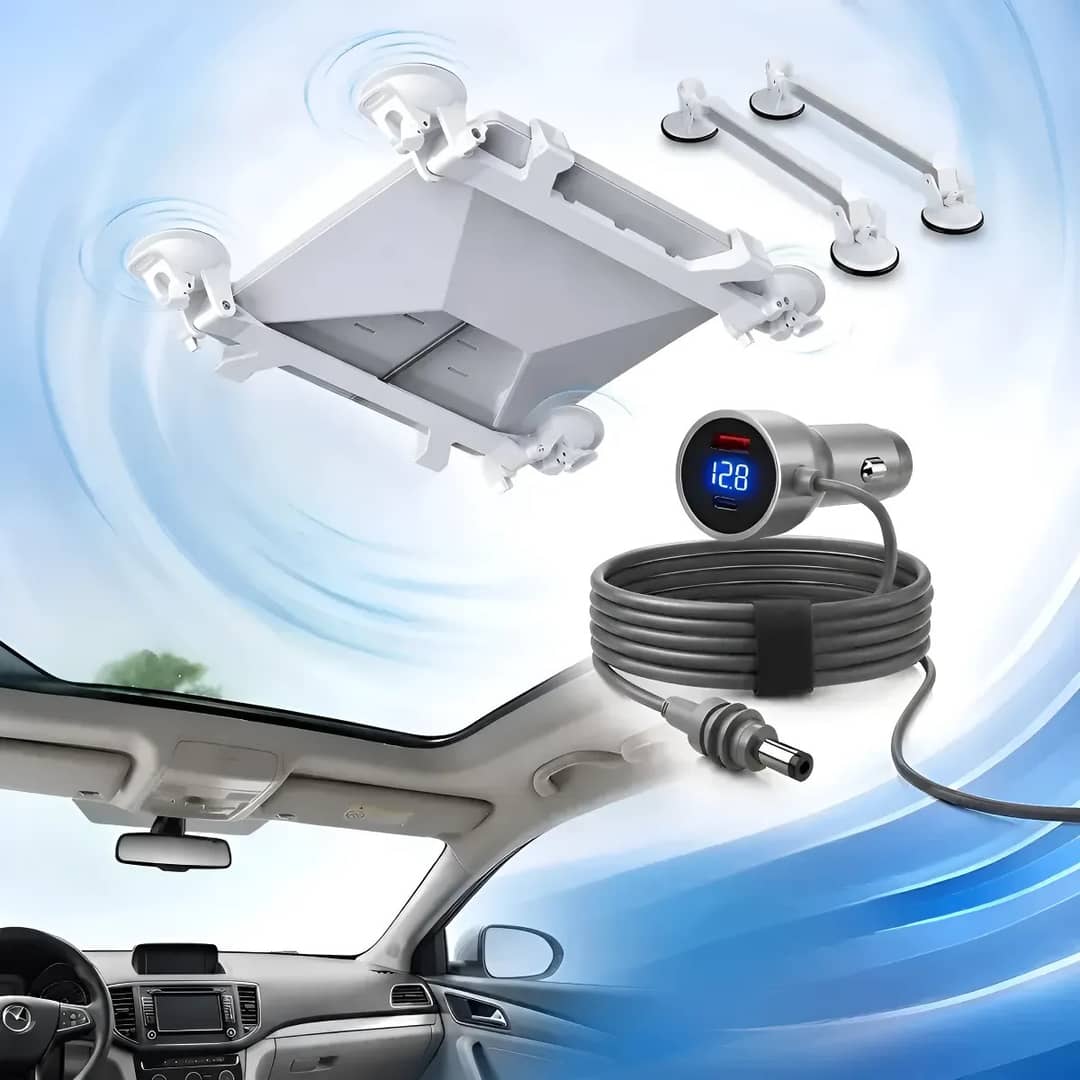 Kit Suporte 3m Starlink Mini Ventosa Vidro 12v/24v Caminhão Cinza-escuro Ventosa