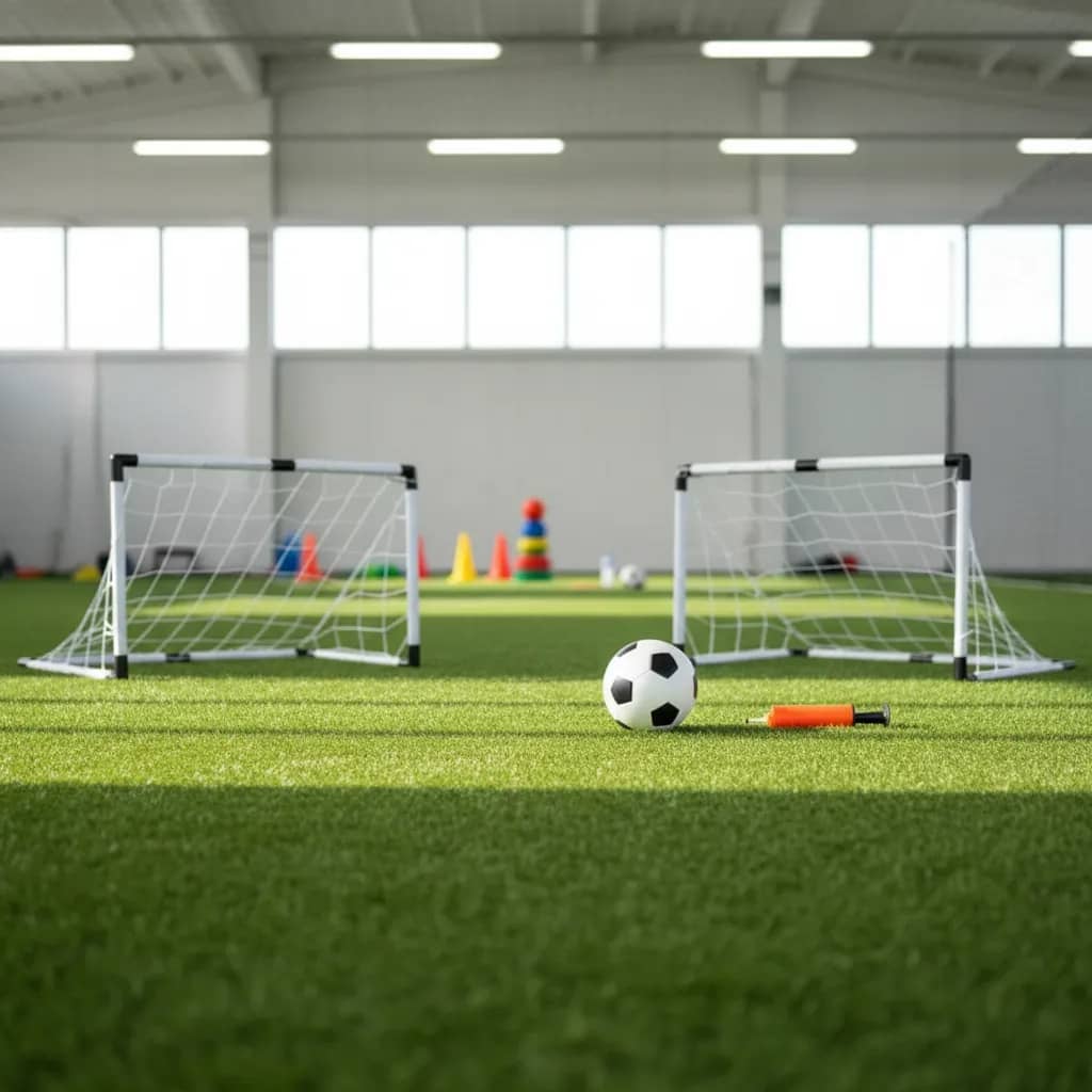Kit Mini Golzinho Duas Trave Futebol Gol Infantil Bola