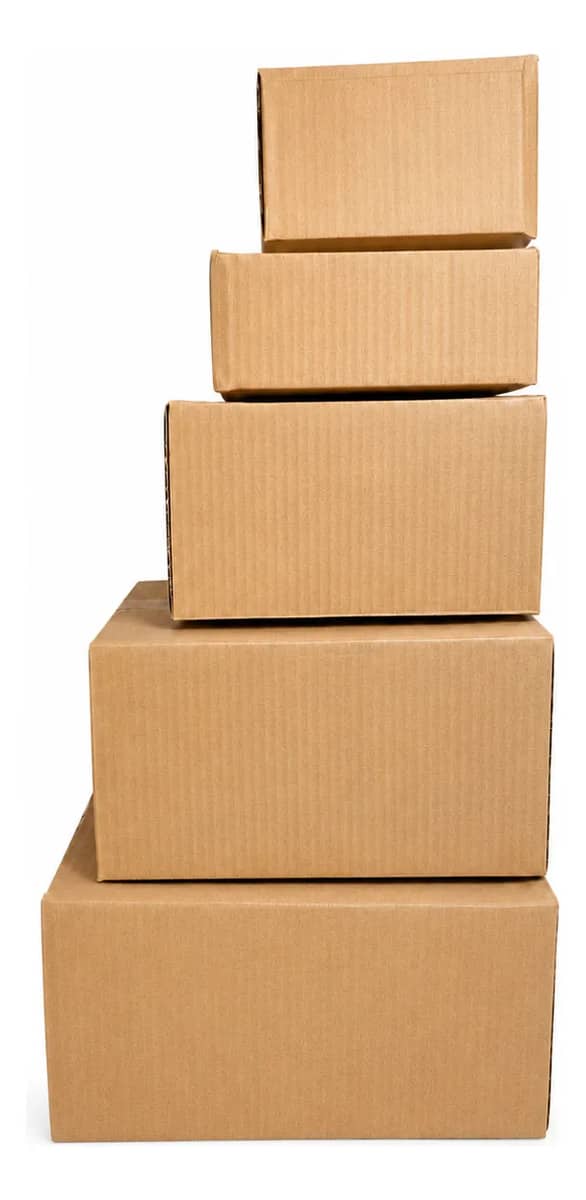 Kit Caixas Maleta Kraft Para Correios Sedex Pac Ecommerce Marrom-claro 20cx- 30x25x15