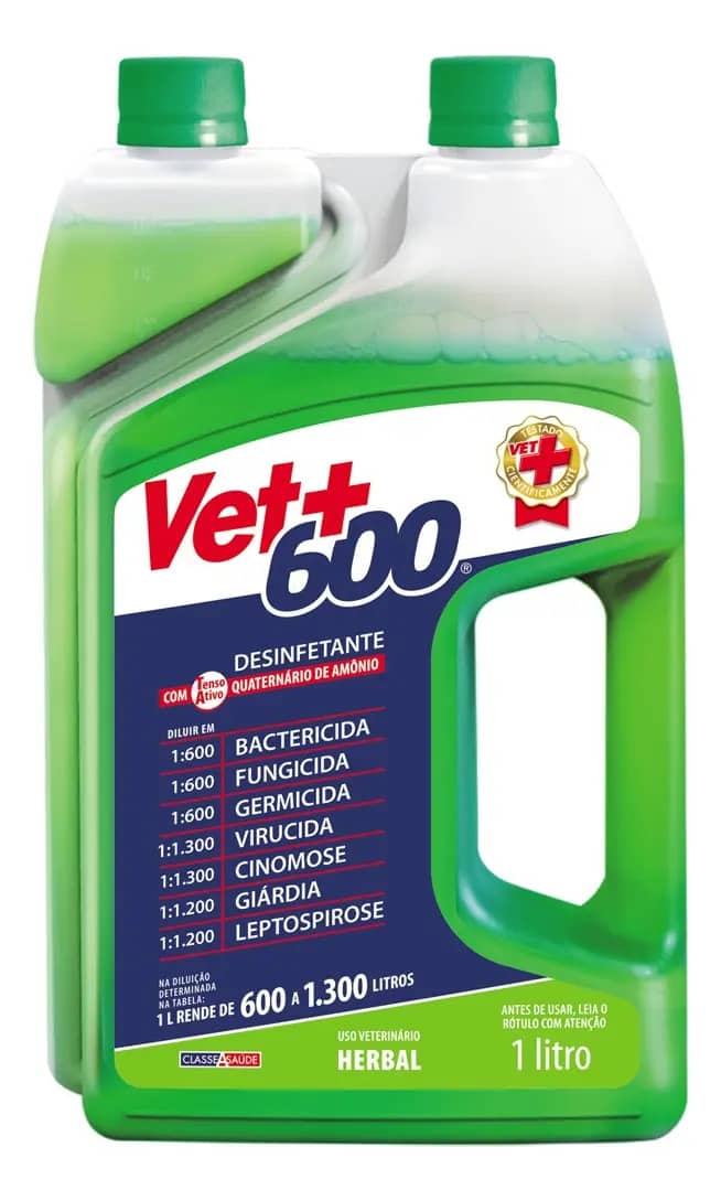 Desinfetante Bactericida Vet+600 1 L