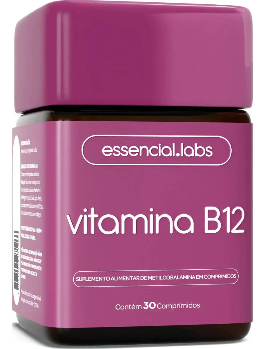 Vitamina B12 Metilcobalamina - Fórmula Com Máxima Pureza E Concentração - 30 Doses Sem Sabor