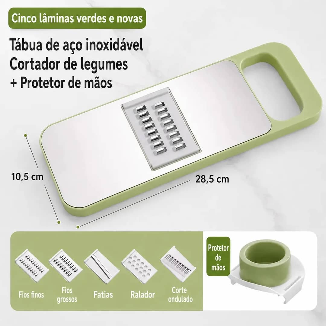 Cortador Fatiador De Legumes Profissional Inox Ralador…