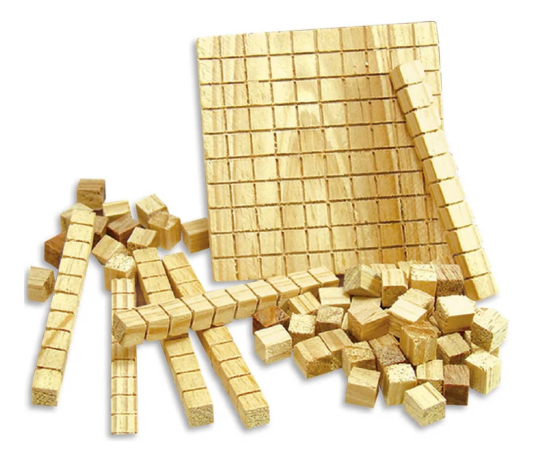 Material Dourado Pedagógico Pais & Filhos C 111 Pçs 111 Material Dourado C/