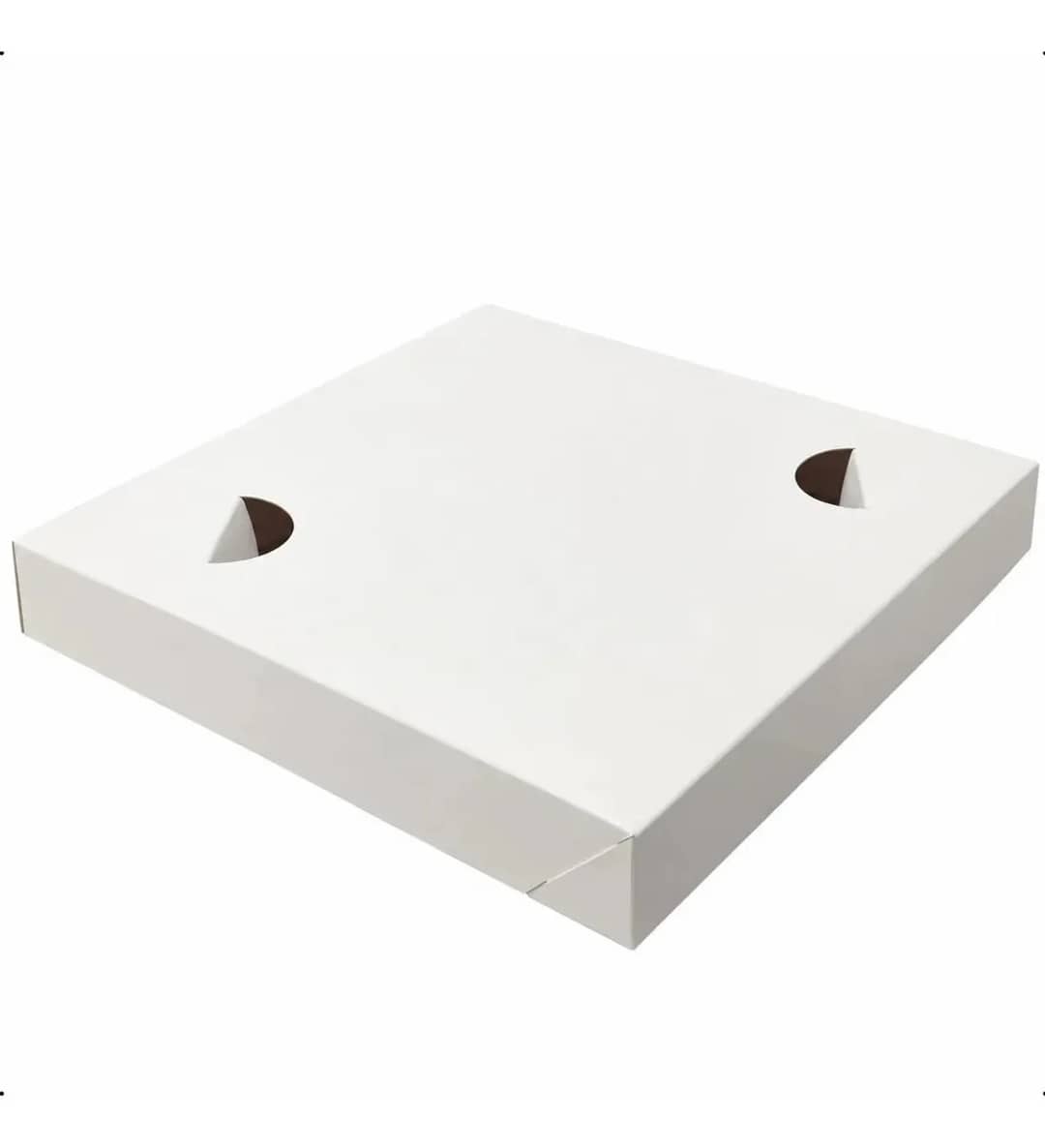 Embalagem Caixa Mini Pizza Porções E Doces Delivery 40 Unds Branco