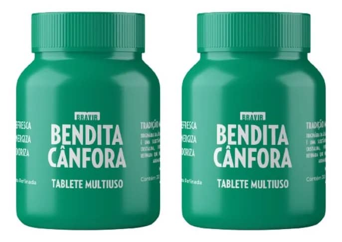 Bendita Cânfora Pote Com 30 Kit Com 2
