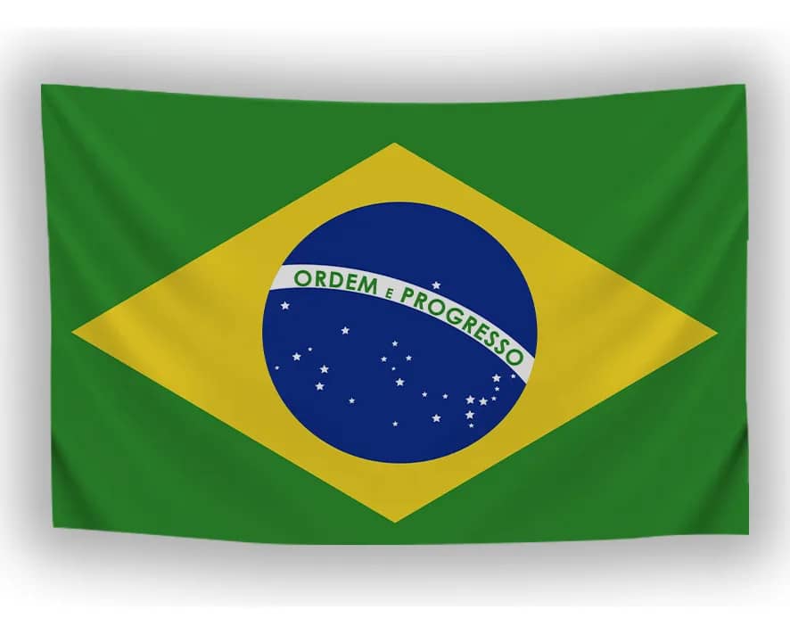 Bandeira Brasil 90x60cm Tecido Oxford Brasil