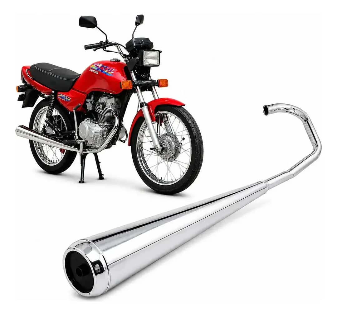 Escapamento Modelo Original Moto Cg Titan 125 95 96 97 98…