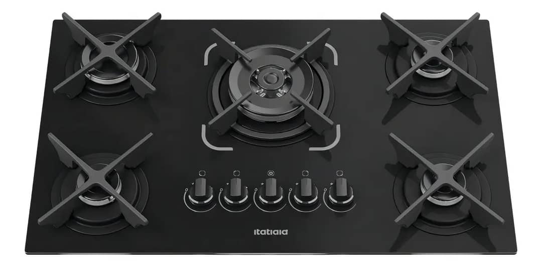Cooktop Itamaxi Itatiaia 5 Bocas Preto 127/220v