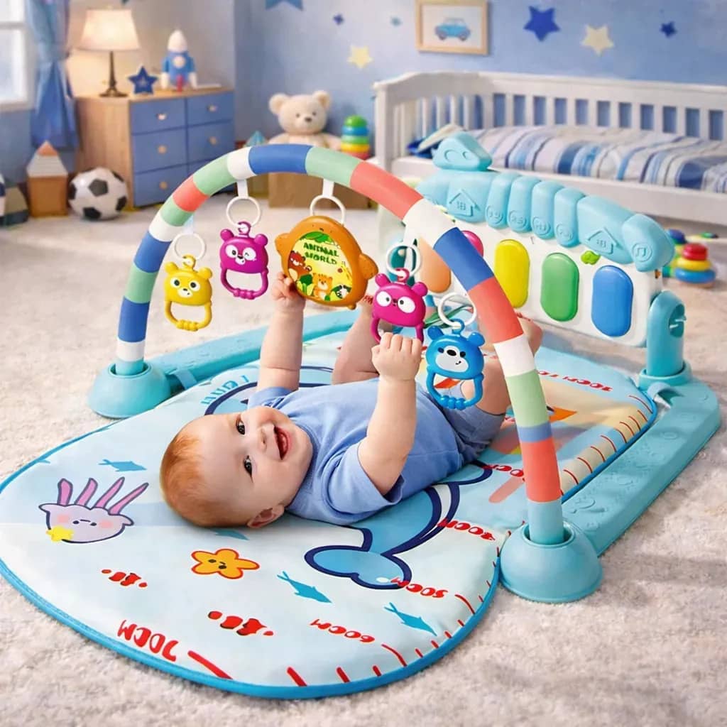 Tapete Atividades Piano Musica Som Bebê Interativo…