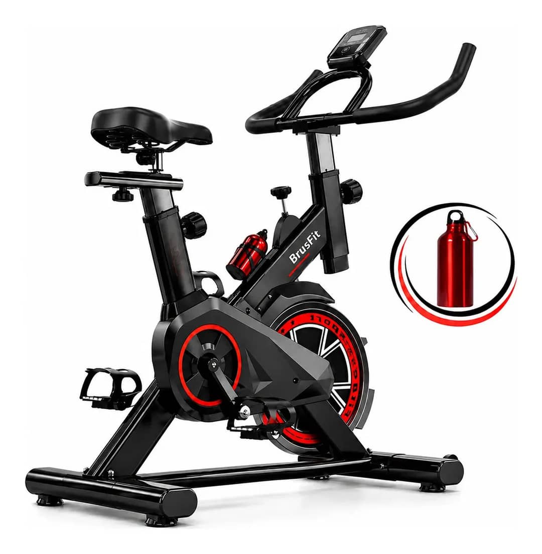 Brus Fit Bicicleta Ergométrica Spinning Liftness X11 Cor Preto/vermelho