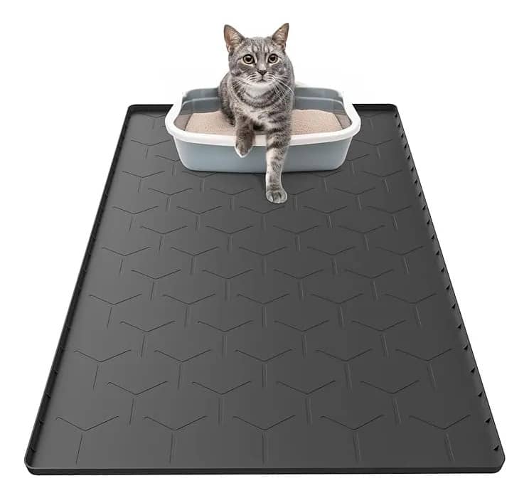 Tapete De Silicone Para Areia De Gato 86*58cm