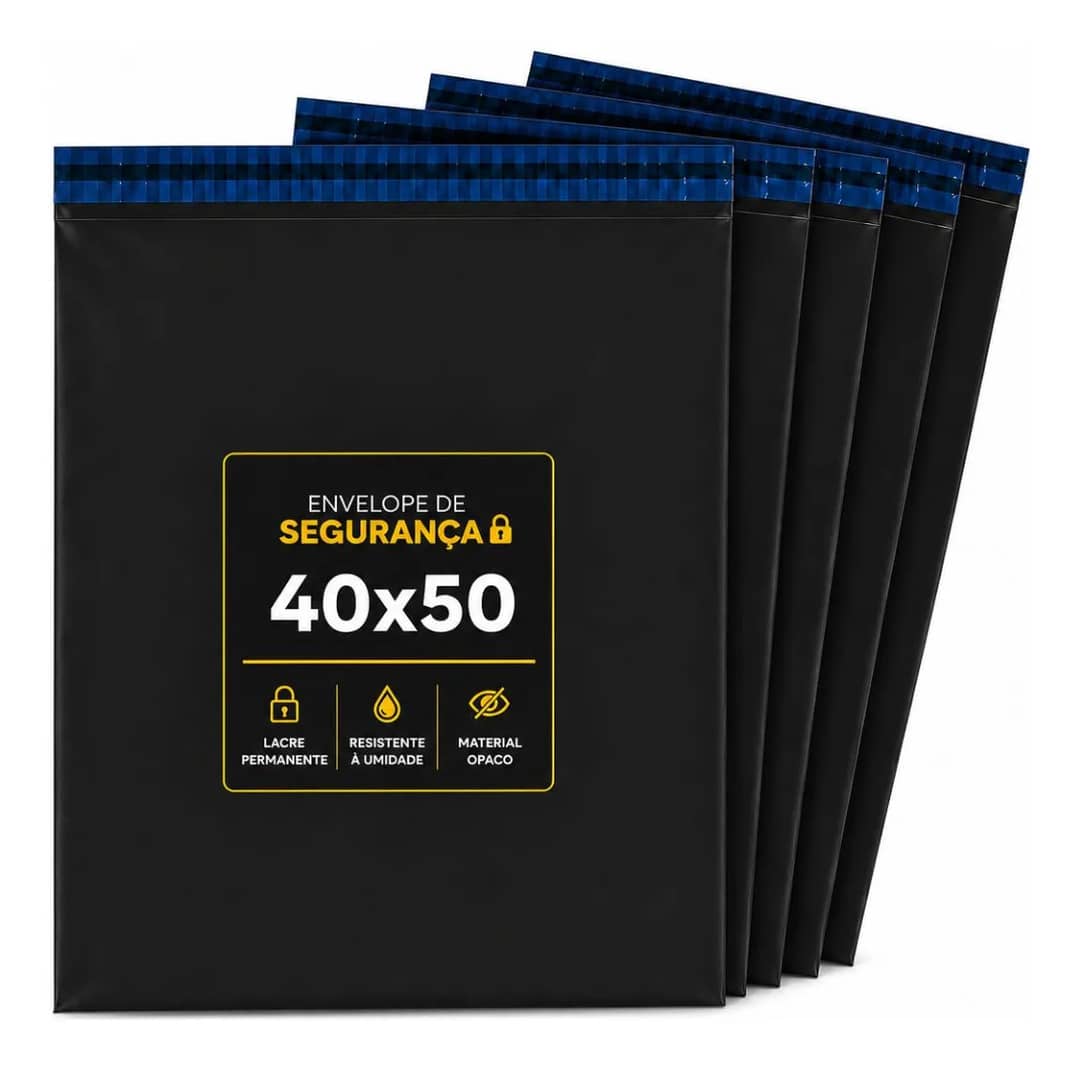 Envelope De Segurança De Envio Com Lacre 40x50 250 Unidades