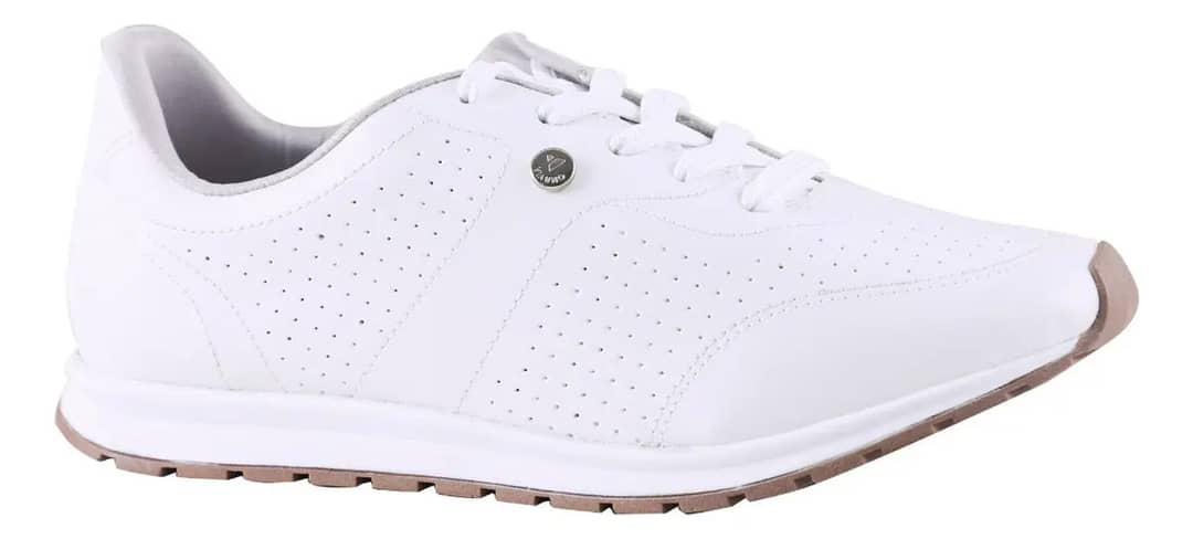 Tenis Via Uno 701001 Branco Liso 33 Br