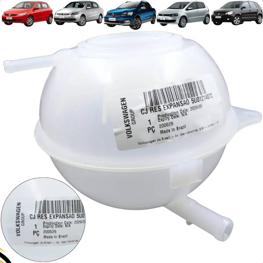 Reservatório Água Radiador Gol Voyage Fox Polo 3cc Original