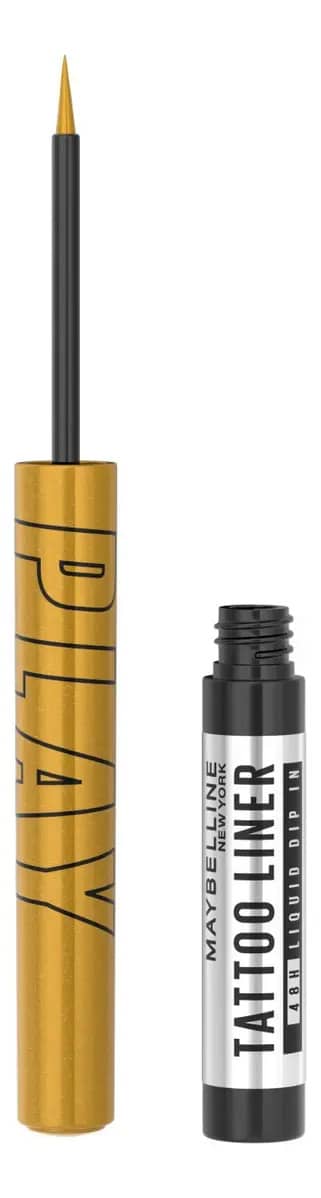Delineador Líquido 48h Resistente, Drop, Tattoo Liner Play Maybelline 2,1g Fosco