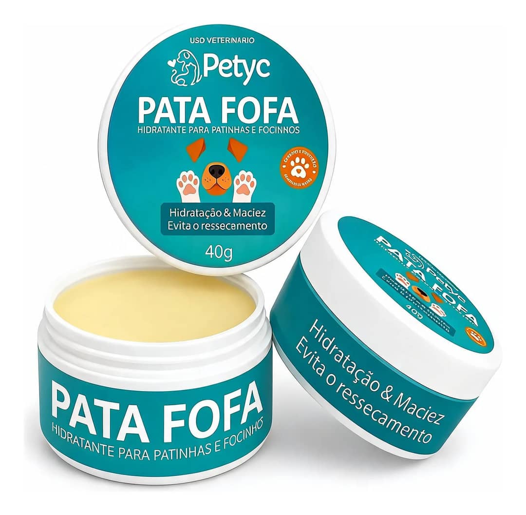Pata Fofa Petyc Hidratante Natural Patas Focinho Cães Gatos