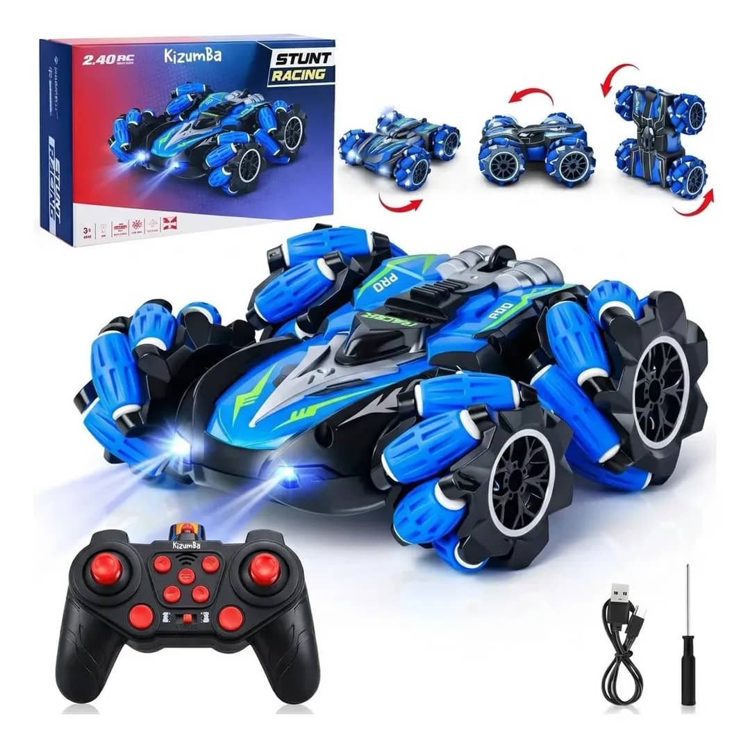 Carrinho Drift 4x4 Carro Super Carro De Controle Remoto Recarregável Com Rodinhas Mecanum Manobras Radicais Gira 360 Graus Kizumba Sortido