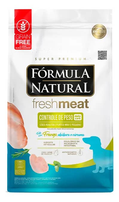 Formula Natural Fresh Meat Controle Peso Mini Pequeno…