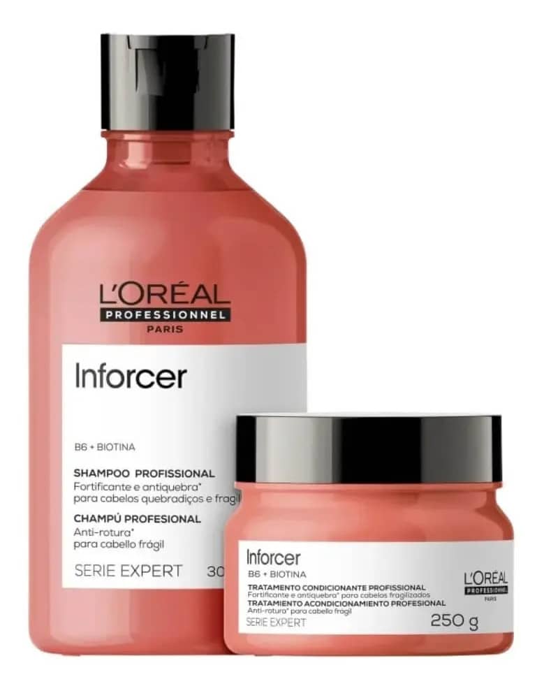L'oréal Professionnel Inforcer Kit Shampoo 300ml E Máscara 250ml