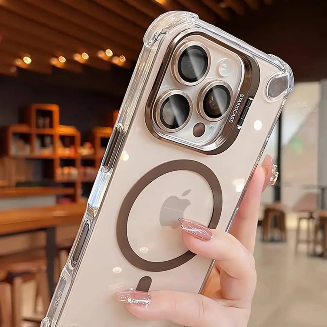 Capa Case Para Magnetica Capinhas De iPhone 17 16 15 Pro Max Ouro Do Deserto 16pro