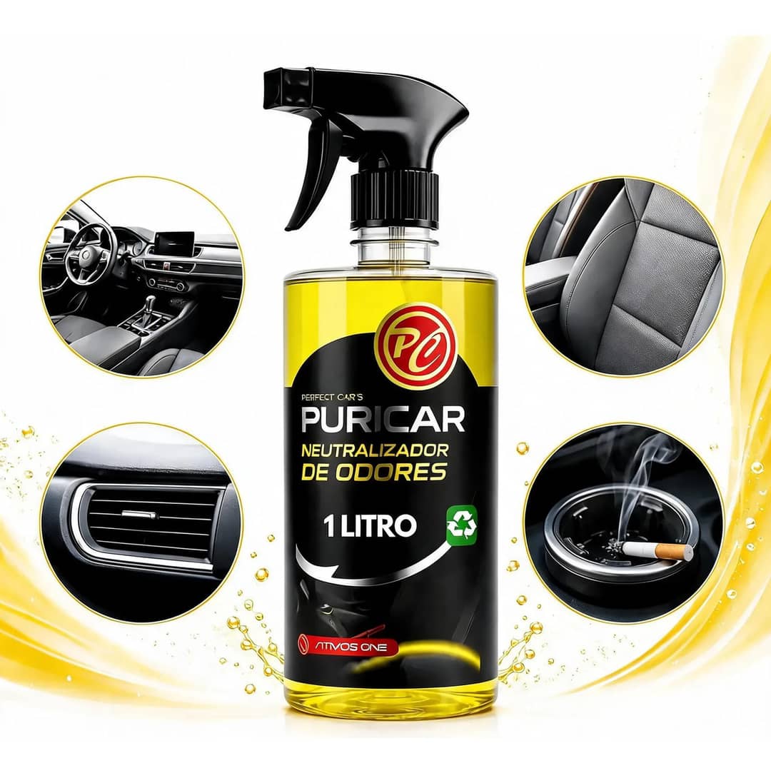 Neutralizador De Odores Automotivo Spray Cigarro Mofo Pet…